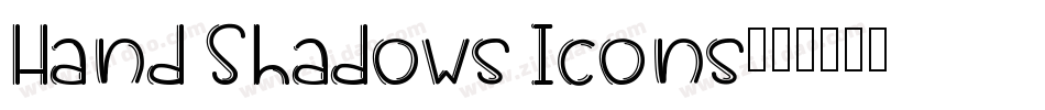 Hand Shadows Icons字体转换